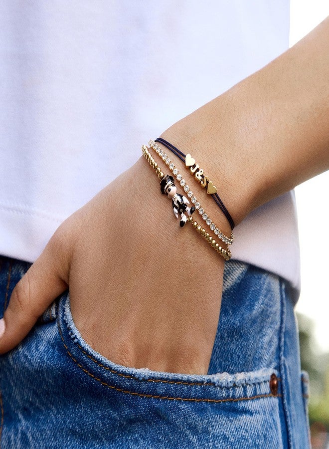 BaubleBar Disney Mickey Mouse Groom Pisa Stretch Bracelet - Beaded Bracelet, Stacking Bracelets, Bachelorette & Wedding Jewelry, Licensed Jewelry for Women - Image 3